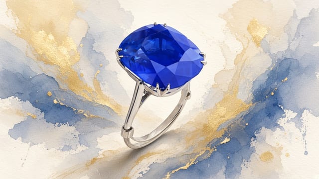 Chaumet ring with 22.28 ct cushion Kashmir sapphire, Christie's Geneva Magnificent Jewels, May 2026